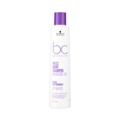 Schwarzkopf BonaCure Clean Performance Frizz Away Shampoo 250ml | Voor Dik En Weerbarstig Haar