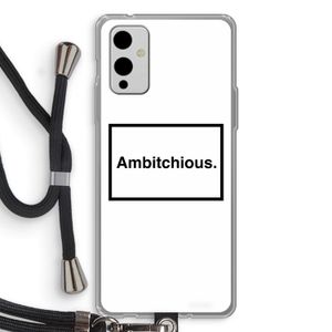Ambitchious: OnePlus 9 Transparant Hoesje met koord