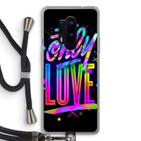 Only Love: OnePlus 8 Pro Transparant Hoesje met koord