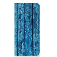 OPPO Reno6 5G Book Wallet Case Wood Blue