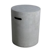 Elementi: Gasfles Cover Betonlook Rond 5 kg - Grijs