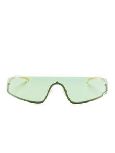 Gucci Eyewear lunettes de soleil à monture couvrante - Vert