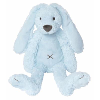 Happy Horse Knuffel konijn - pluche konijn Richie - blauw - 28 cm - boerderij knuffel