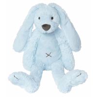 Happy Horse Knuffel konijn - pluche konijn Richie - blauw - 28 cm - boerderij knuffel