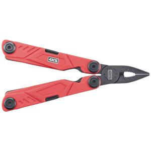 4K5 Tools MT 400 MultiTool Large 600.400A Multitool Met holster Rood, Zwart