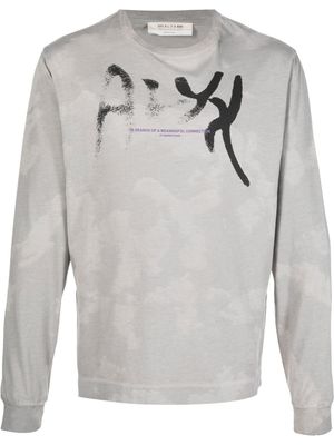 1017 ALYX 9SM t-shirt à logo imprimé - Gris