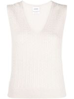 Barrie V-neck cashmere top - Tons neutres - thumbnail