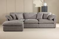 Nohr Loungebank 'Courteney' kleur Donkergrijs