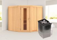 Karibu | Jarin Sauna | Energiesparende Deur | Kachel 9 kW Geïntegreerde Bediening - thumbnail