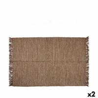 Tapijt Bruin 180 x 120 cm (2 Stuks)