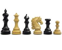 De Cavalry Serie Schaakstukken Ebbenhout 11 cm