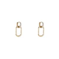 Day&Eve Oorringen Stone Hoop Dangle | Goud