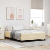 Boxspring bed Anders Crème 140 x 200 cm Stof
