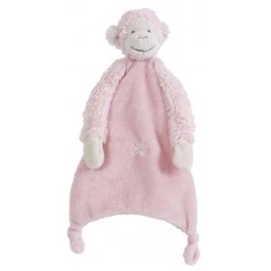Roze baby tutteldoekje 28 cm