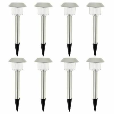 Zonnelamp Lumisky Alesia LED Zilverkleurig Roestvrij staal Helder wit (8 Stuks)
