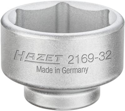 HAZET Oliefitersleutel 2169-32 · 3/8 inch (10 mm) vierkant hol · Buiten-zeskant-profiel · SW 32 mm