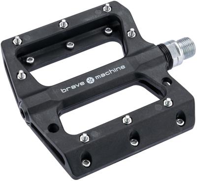 BRAVE Platf.pedal dirt2 black