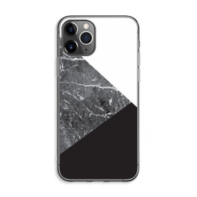 Combinatie marmer: iPhone 11 Pro Max Transparant Hoesje