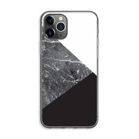 Combinatie marmer: iPhone 11 Pro Max Transparant Hoesje Combinatie marmer: iPhone 11 Pro Max Transparant Hoesje