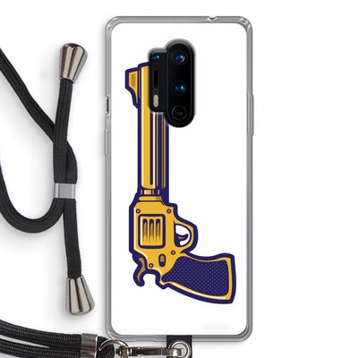 Pew Pew Pew: OnePlus 8 Pro Transparant Hoesje met koord