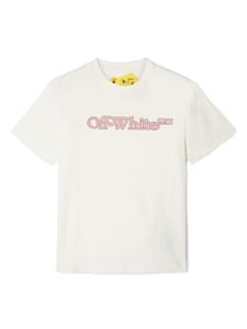 Off-White Kids sweat Big Bookish en coton - Blanc