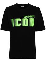 DSQUARED2 t-shirt Blur en coton - Noir