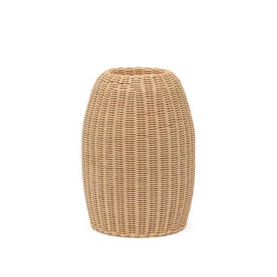 Kave Home Vaas 'Zilna' Rotan, 40cm hoog