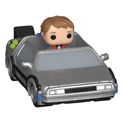 Back to the Future Bitty POP! Rides Vinyl Figure Marty McFly and Time Machine