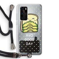 Avo Good Day: Huawei P40 Transparant Hoesje met koord