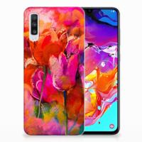 Smartphone hoesje Samsung Galaxy A70 Tulips