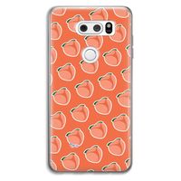 Just peachy: LG V30 Transparant Hoesje