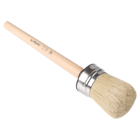 Copenhagen Pro Teerkop Ronde Kwast | Maat 50 | Wit Chinees varkenshaar | FSC gelakte houten steel - 23.129.50