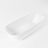 Vrijstaand bad Mondiaz Rock | 170x70 cm | Solid surface | Ovaal | Talc