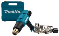 Makita heteluchtpistool 230V - HG6531CK - 2000W - met diverse opzetstukken - in koffer Makita heteluchtpistool 230V - HG6531CK - 2000W - met diverse opzetstukken - in koffer