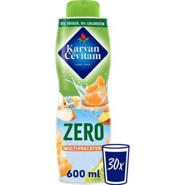Karvan Cevitam Zero Multivruchten Siroop 600 ml bij Jumbo