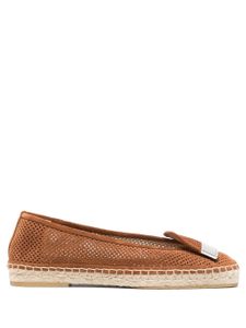 Sergio Rossi espadrilles SR1 20 mm à perforations - Marron