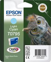 Epson Owl inktpatroon Light Cyan T0795 Claria Photographic Ink - thumbnail