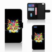Apple iPhone 6 Plus | 6s Plus Leuk Hoesje Cat Color - thumbnail