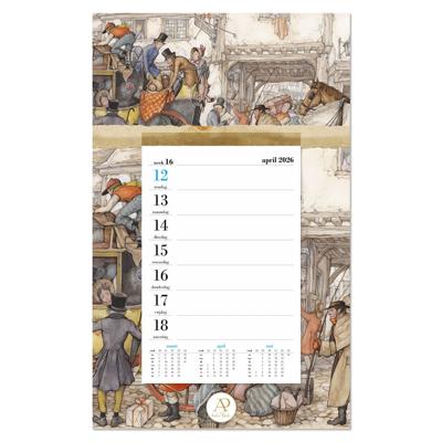Anton Pieck Weeknotitie op Schild 2026 Postkoets