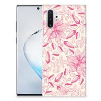 Samsung Galaxy Note 10 Plus | TPU Case | Pink Flowers