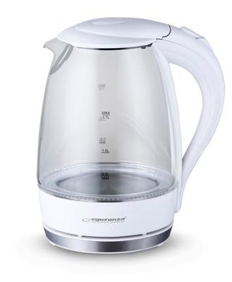 Esperanza EKK011W Waterkoker 1,7 l Wit, Multi kleuren 2200 W