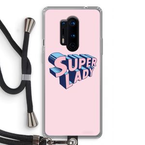 Superlady: OnePlus 8 Pro Transparant Hoesje met koord