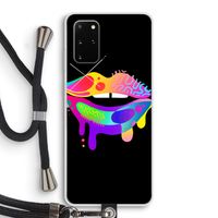 Lip Palette: Samsung Galaxy S20 Plus Transparant Hoesje met koord