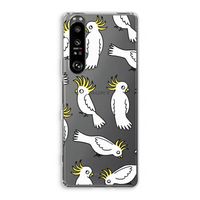 Papegaai: Sony Xperia 1 III Transparant Hoesje