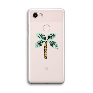 Palmboom: Google Pixel 3 Transparant Hoesje