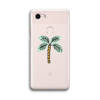 Palmboom: Google Pixel 3 Transparant Hoesje