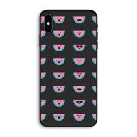Smiley watermeloenprint: iPhone XS Max Biologisch afbreekbaar hoesje