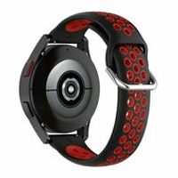 Huawei Watch GT 3 Pro - 43mm - Siliconen sportbandje met gesp - Zwart + rood