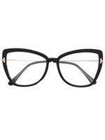 TOM FORD Eyewear lunettes de vue à monture papillon - Noir - thumbnail