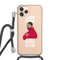 Sleigh Bells Ring: iPhone 11 Pro Max Transparant Hoesje met koord
